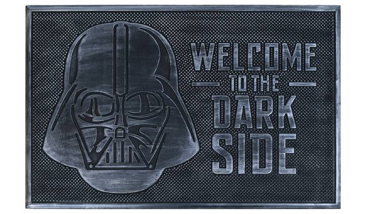 Pyramid Star Wars Dark Side Grey Doormat - 40x60cm