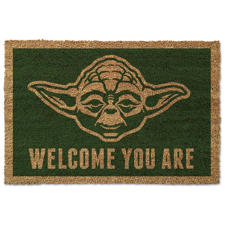 Pyramid Star Wars Yoda Green Doormat - 40x60cm 0