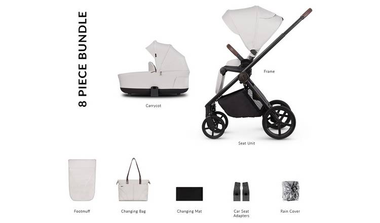 Venicci Claro 2 In 1 Pushchair - Vanilla