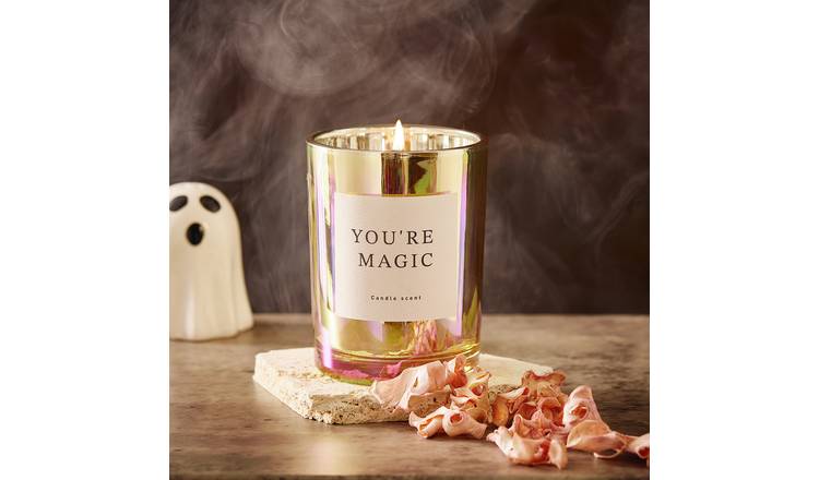 Argos Home You're Magic Medium Candle - Whiskey & Tobacco