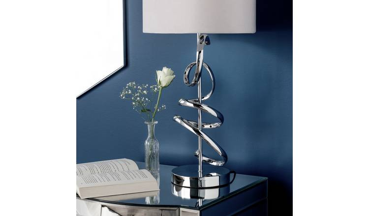 Blue table lamp deals argos