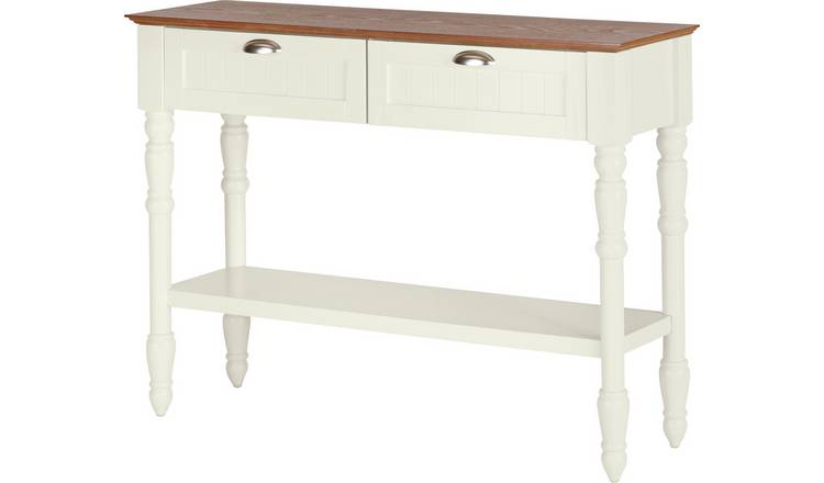 Buy Argos Home Addington 2 Drw 1 Shelf Console Table Two Tone Console Tables Argos