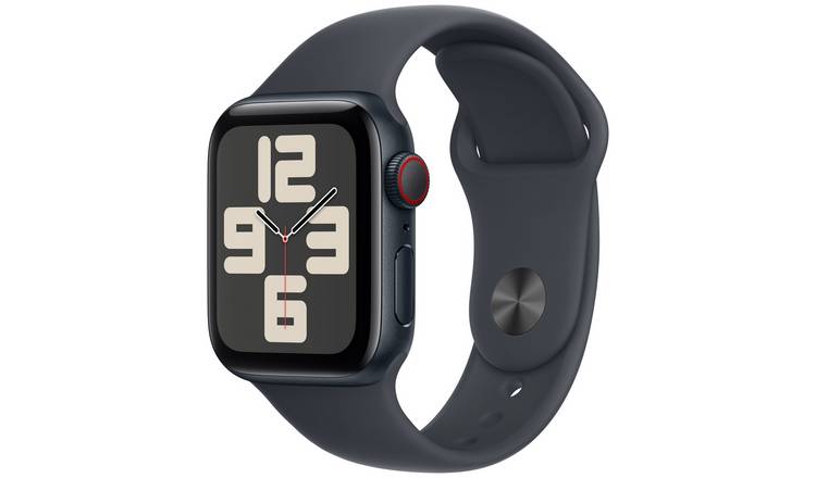 Apple Watch SE GPS+Cell 40mm Midnight Sport Band - S/M