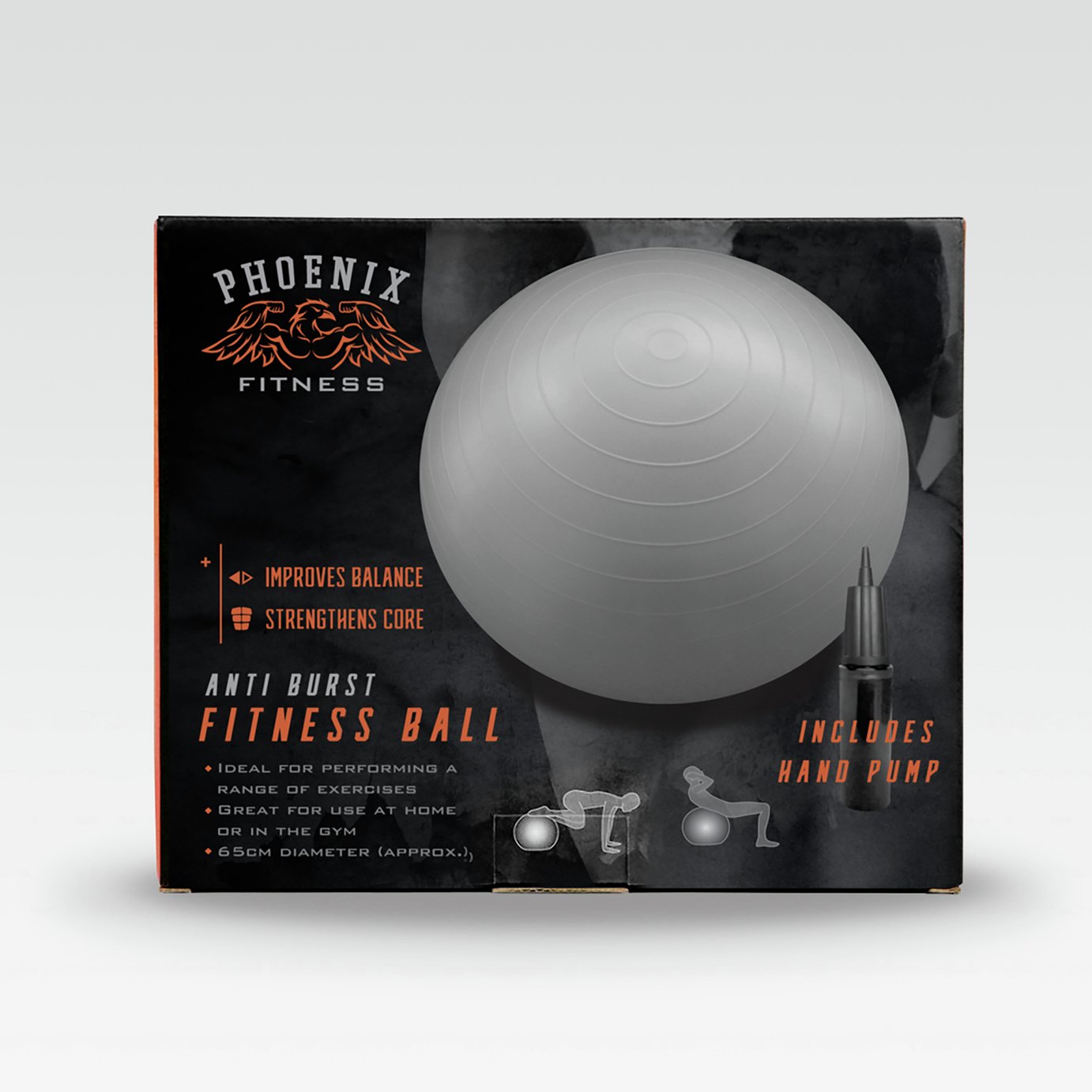 Phoenix Fitness 65cm Gym Ball With Pump Review