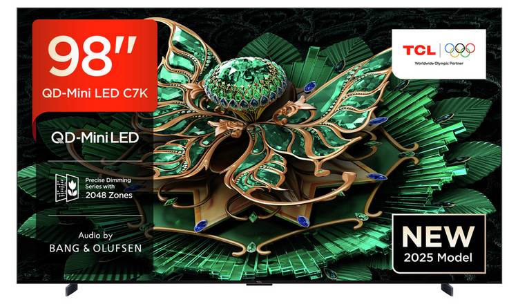 TCL 98 Inch 98C7K Smart 4K Ultra HD HDR QD-Mini LED TV
