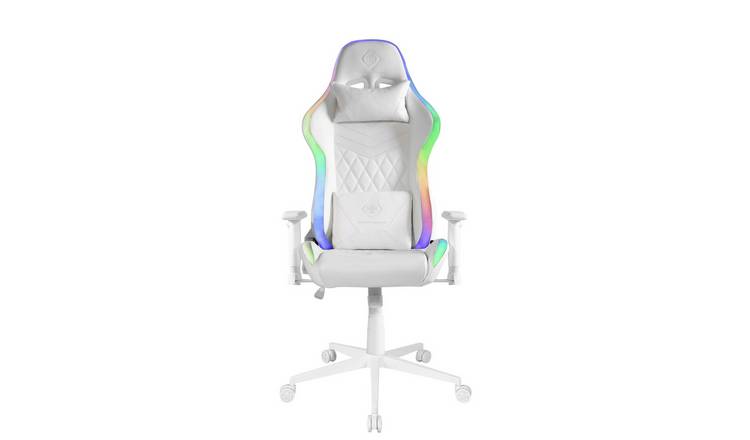 Deltaco RGB PC Gaming Chair - White