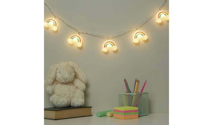 Searchlight Neon Effect Unicorn & Rainbows String Light