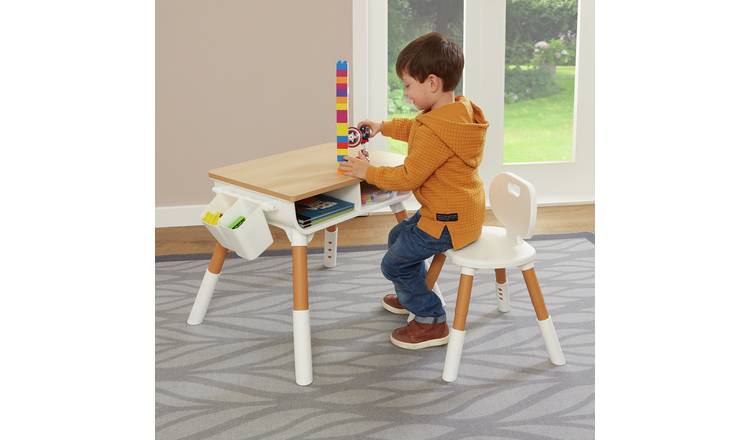 Liberty House Toys Kids Desk and Chair - White