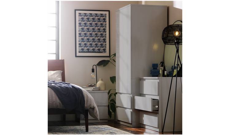 Argos Home Jenson 3 Piece 2 Door Wardrobe Set - Grey