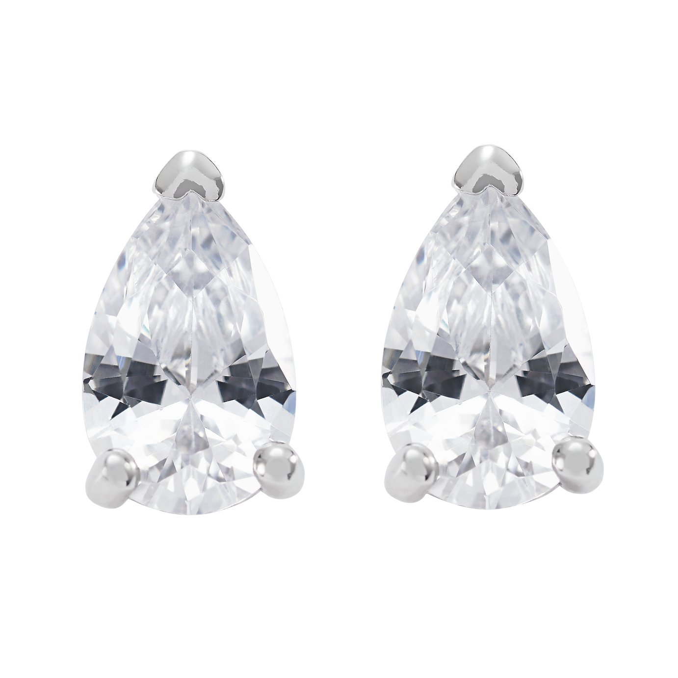 Revere Sterling Silver Pear Shape Cubic Zirconia Earrings Review