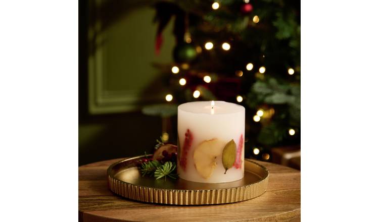 Argos Home Brass Candle Holder Plate
