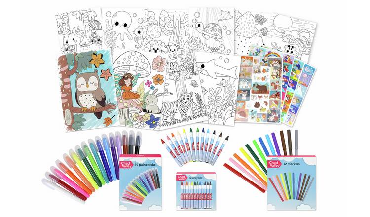 Chad Valley Drawing And Colouring Wall Art Roll Activity 