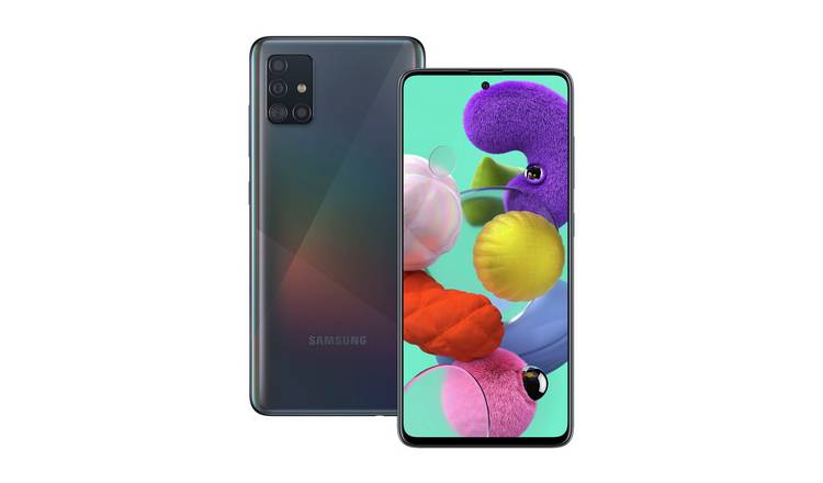 Buy SIM Free Samsung A51 128GB Mobile Phone - Black | SIM free phones | Argos