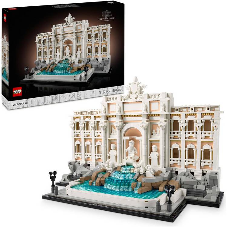 LEGO Architecture Trevi Fountain Model Set for Adults 21062 0