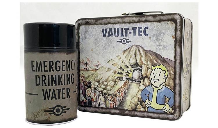 Fallout Weathered Clean Vault-Tec Lunch Box & Flask