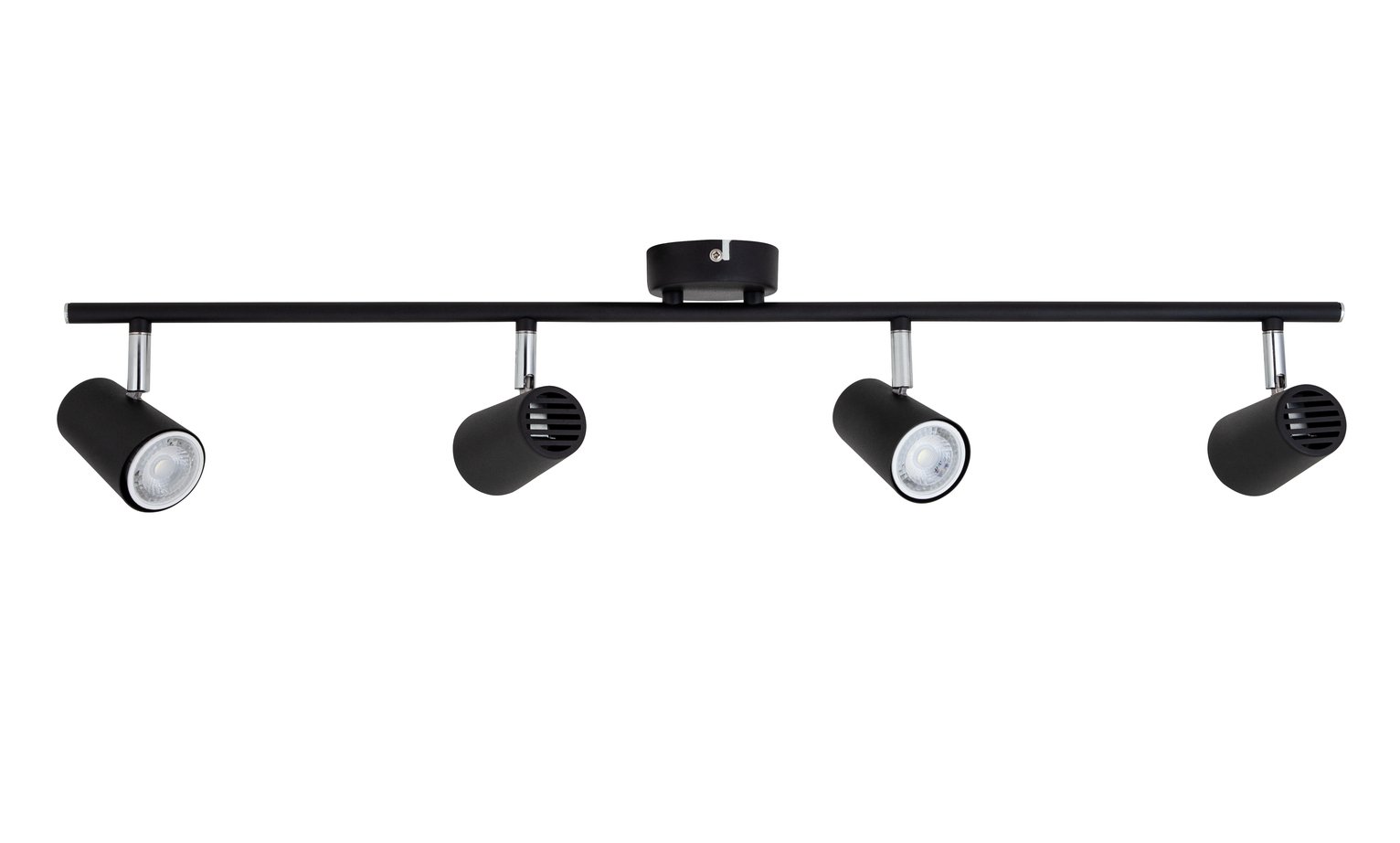 Habitat 4 Light Spotlight Bar - Matt Black