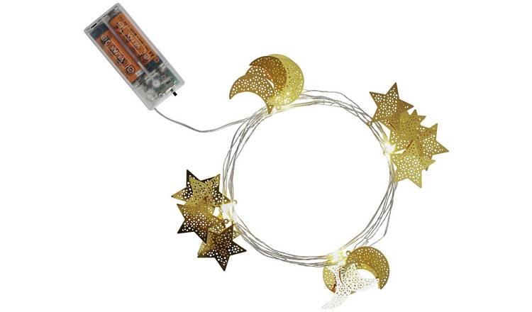 Argos Home 20 Warm White Celestial Halloween String Lights