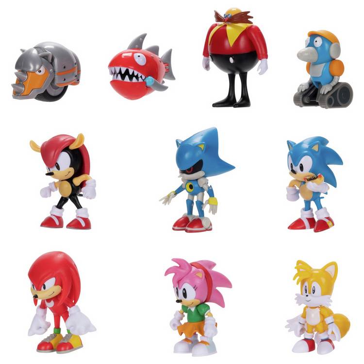 Sonic the Hedgehog 2.5 Inch Action Figures - Set of 10 0
