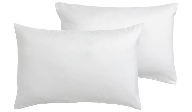 Home Essentials Soft Touch Standard Pillowcase Pair - White