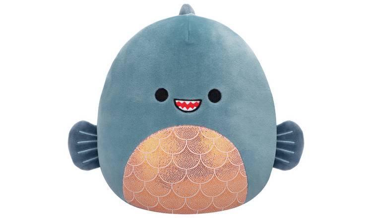 Squishmallows 7.5" Grey Piranha Plush