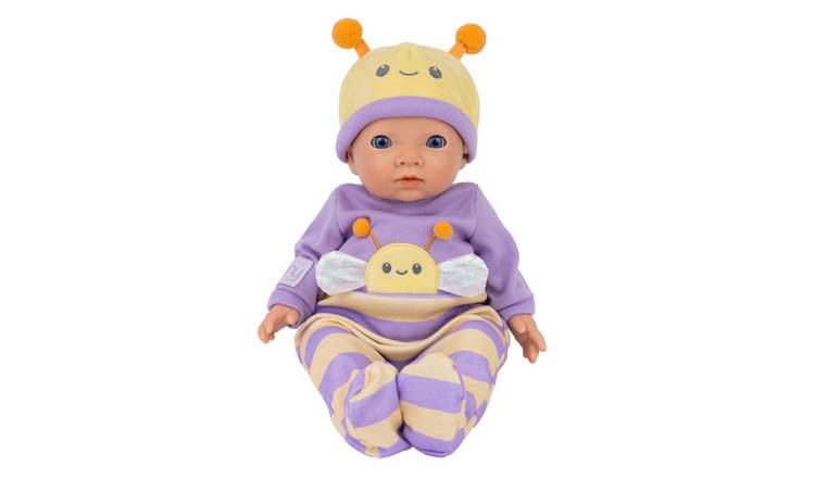 My First Tiny Treasures 36cm Busy Bee Baby Doll Outfit