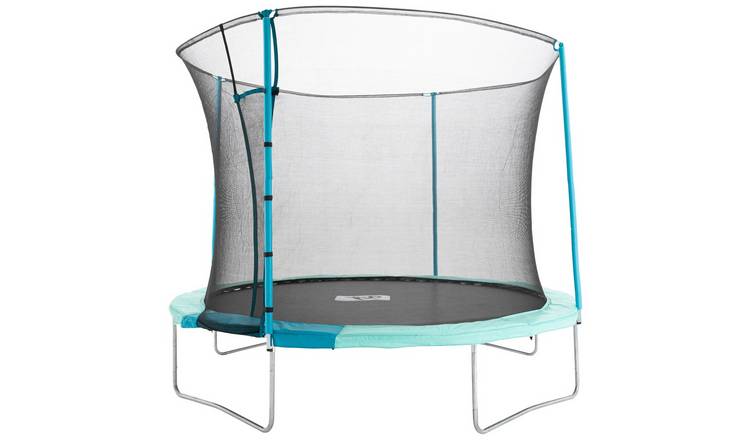 TP Toys 10ft Kids Trampoline With Igloo Door and Enclosure