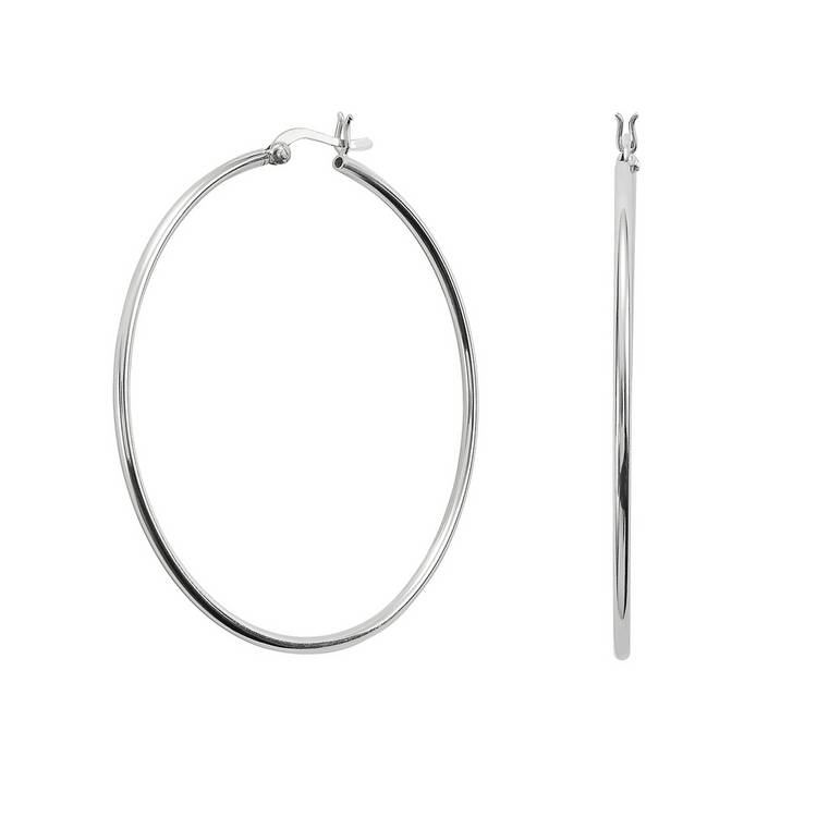 Revere Sterling Silver Hoop Earrings 0