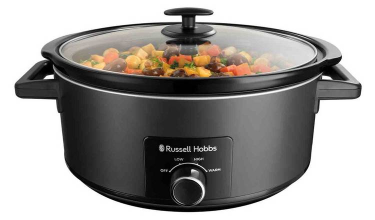 Russell Hobbs 7L Matte Black Slow Cooker 27720