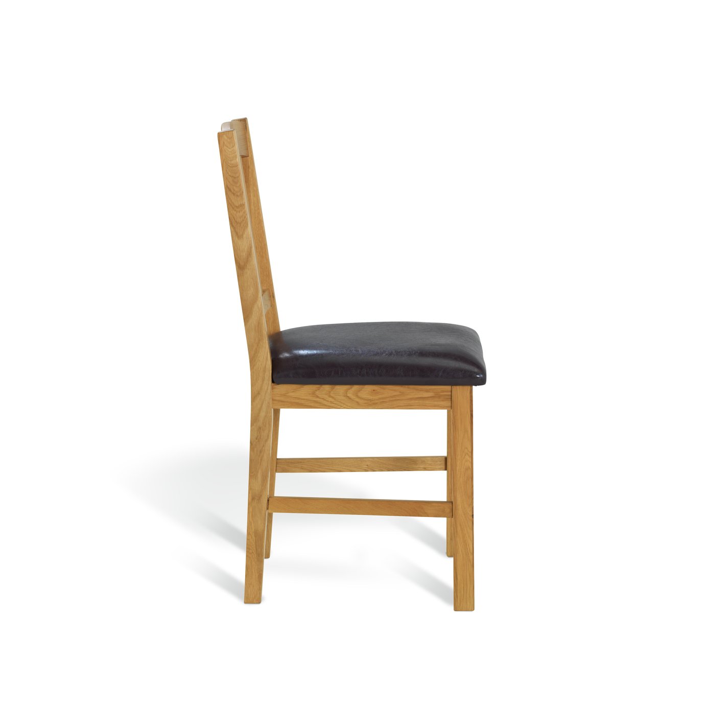 Argos Home Pair of Solid Oak Slatted Chairs Reviews Updated April 2023
