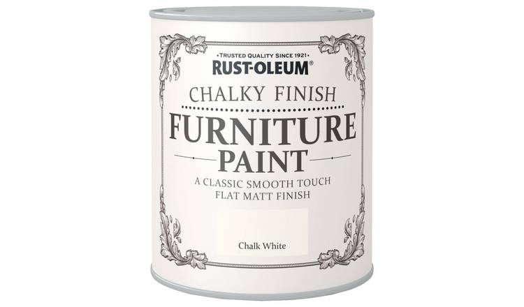 Rust-Oleum Chalky Furniture Matt Paint 750ml - Chalk White