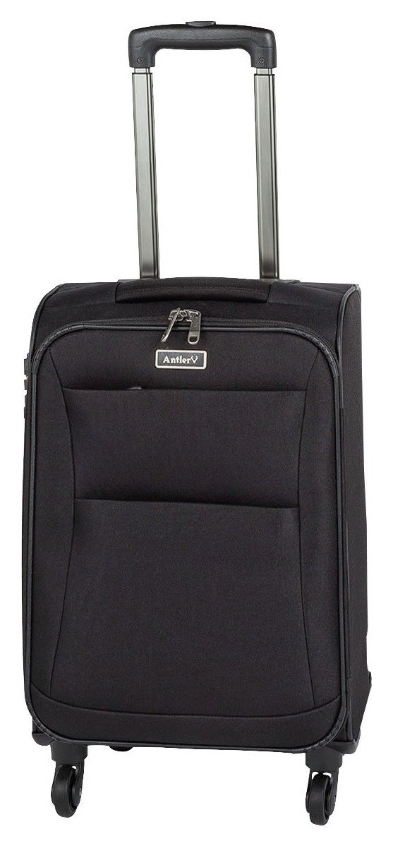 Antler Tourlite Soft 4 Wheel Small Suitcase - Black