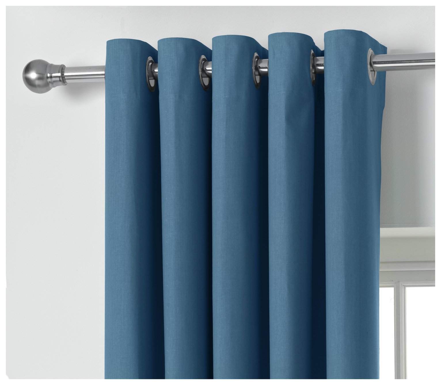ColourMatch Thermal Blackout Curtains - 229x229cm - Navy