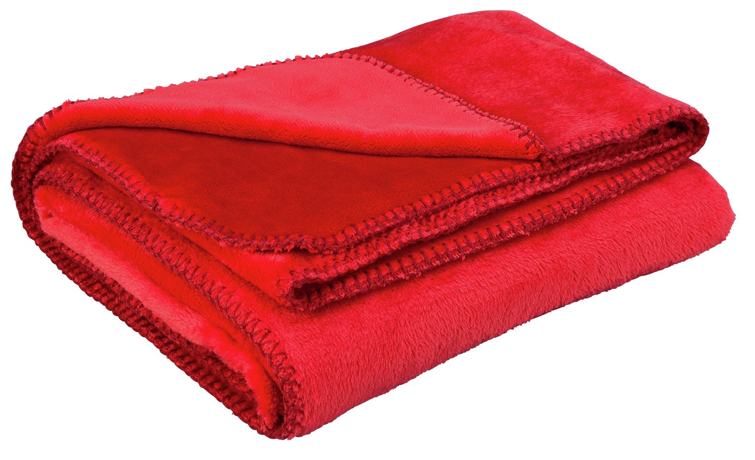 Argos Home Supersoft Throw - Poppy Red