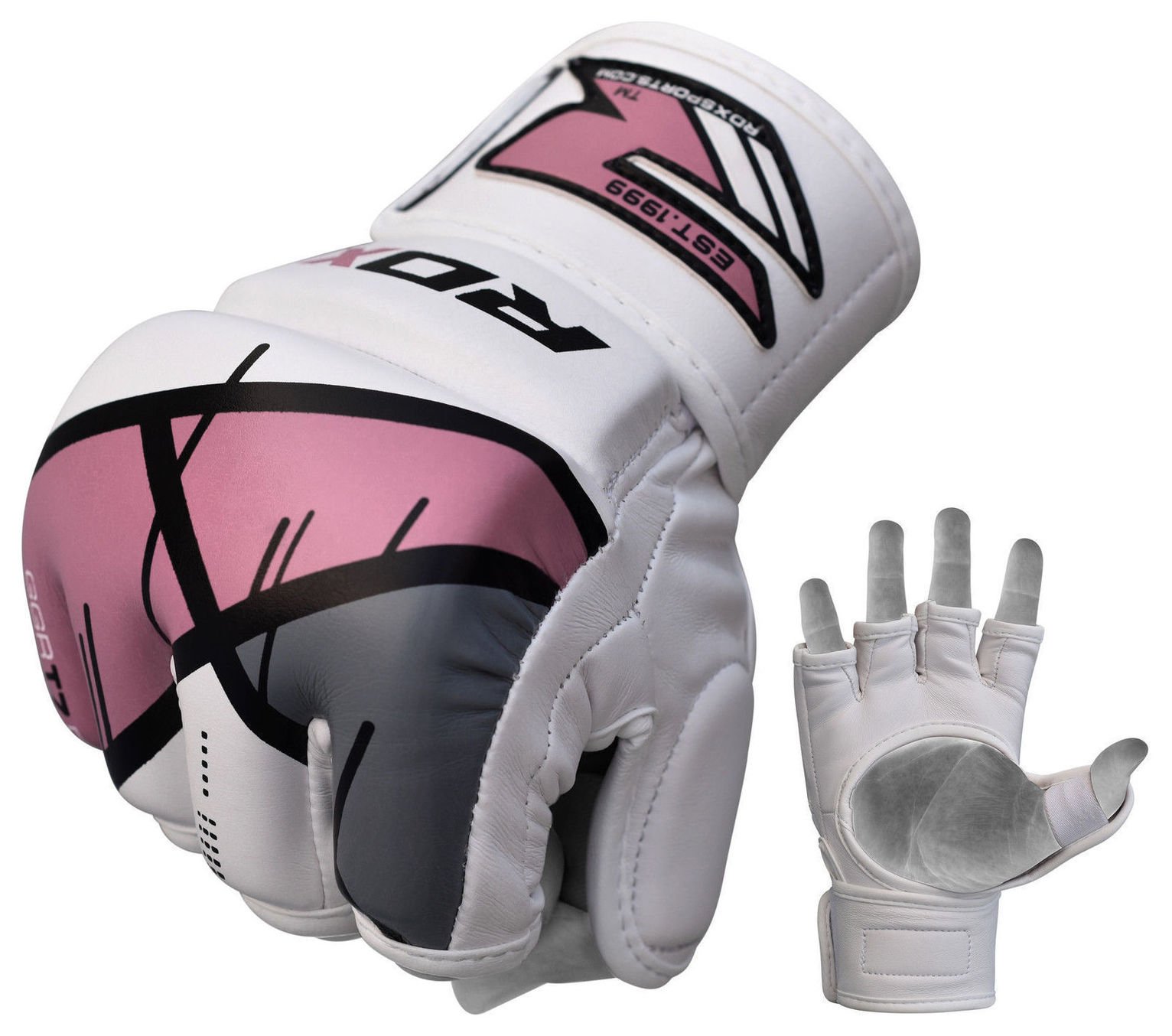 RDX Medium/Large Ladies MMA Gloves - Pink