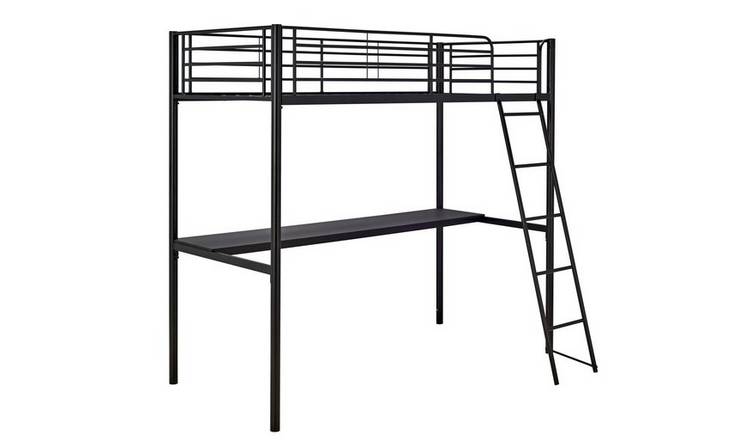 Black mid sleeper sale bed