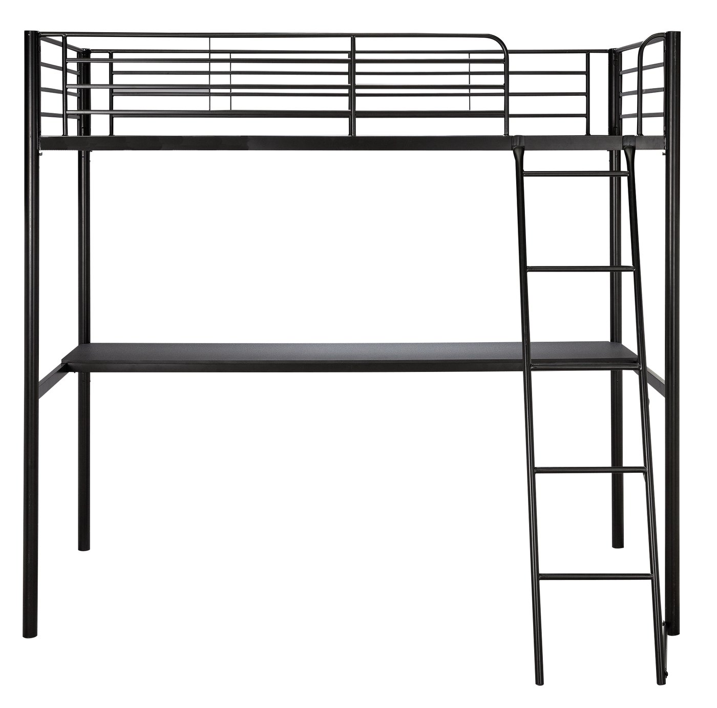 Argos Home Black High Sleeper Bed Frame with Desk Reviews