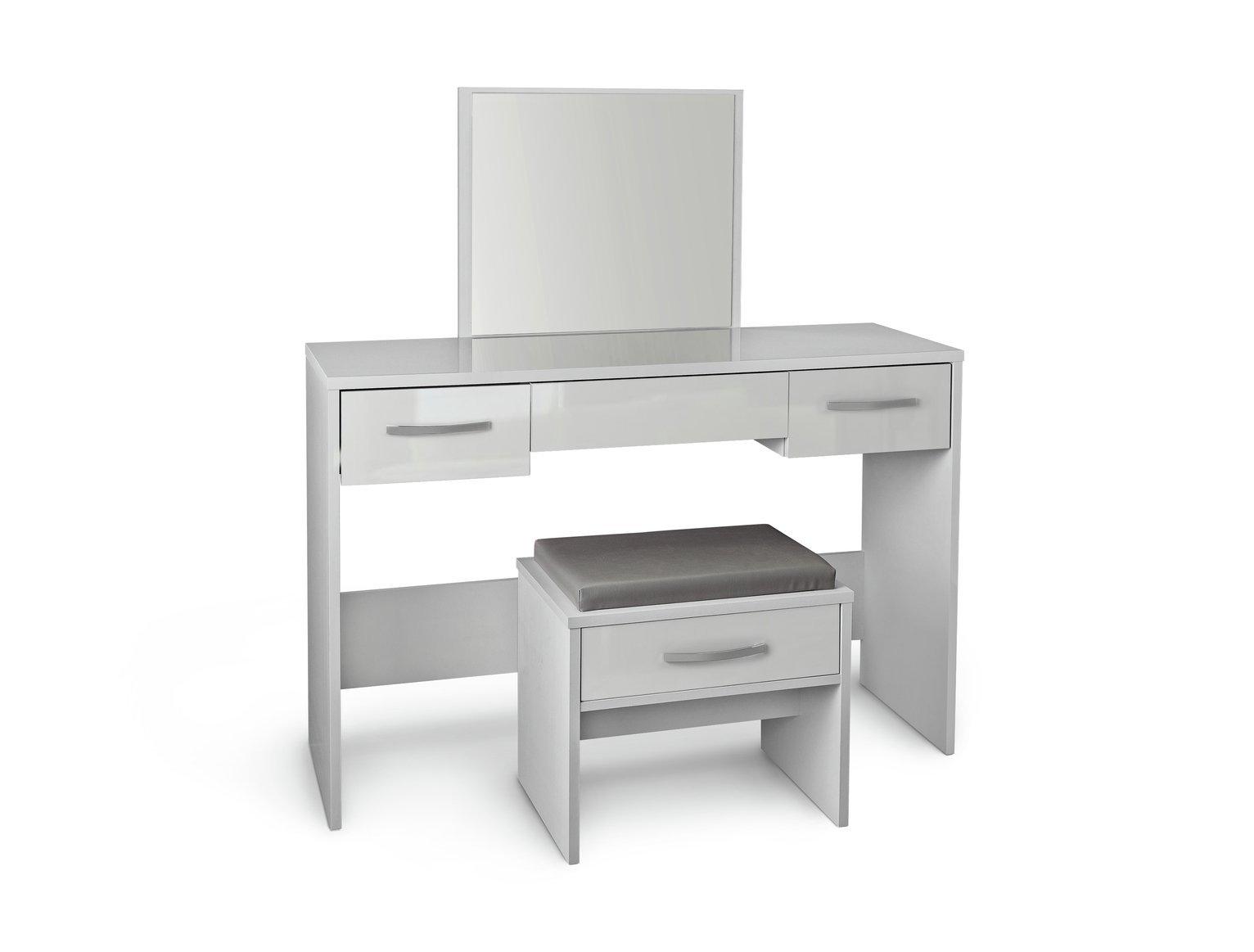 Argos Home Hallingford Dressing Table - Grey Gloss