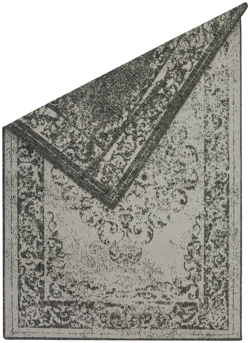 Antwerp Medallion Rug - 120x170cm - Silver