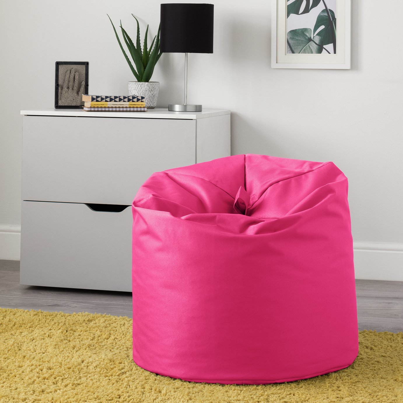 Argos Home Large Pink Classic Bean Bag