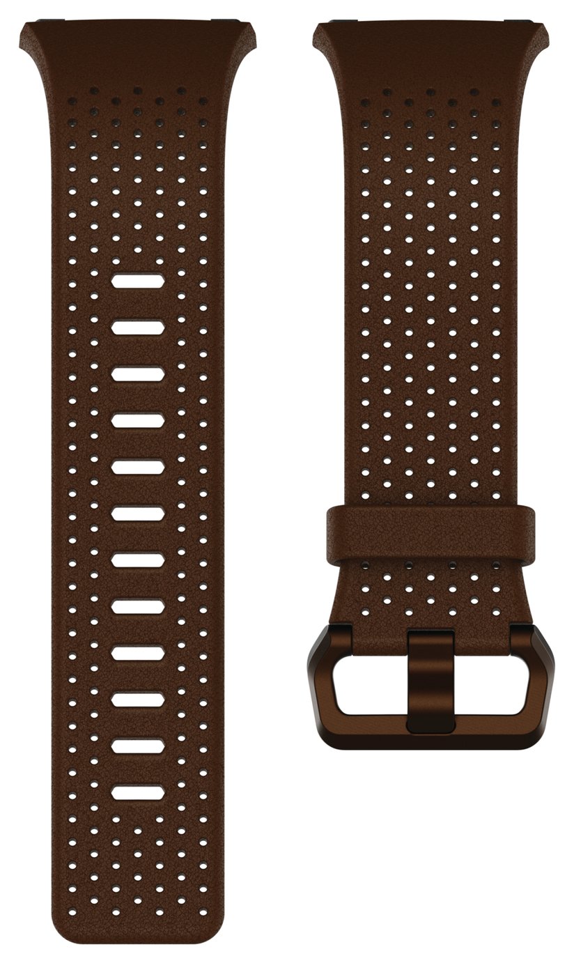 Fitbit Ionic Brown Leather Accessory Band - Large