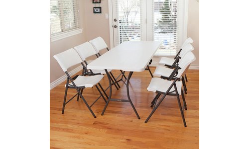 Lifetime 6ft Folding Plastic Camping Table