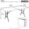 Lifetime 6ft Folding Plastic Camping Table