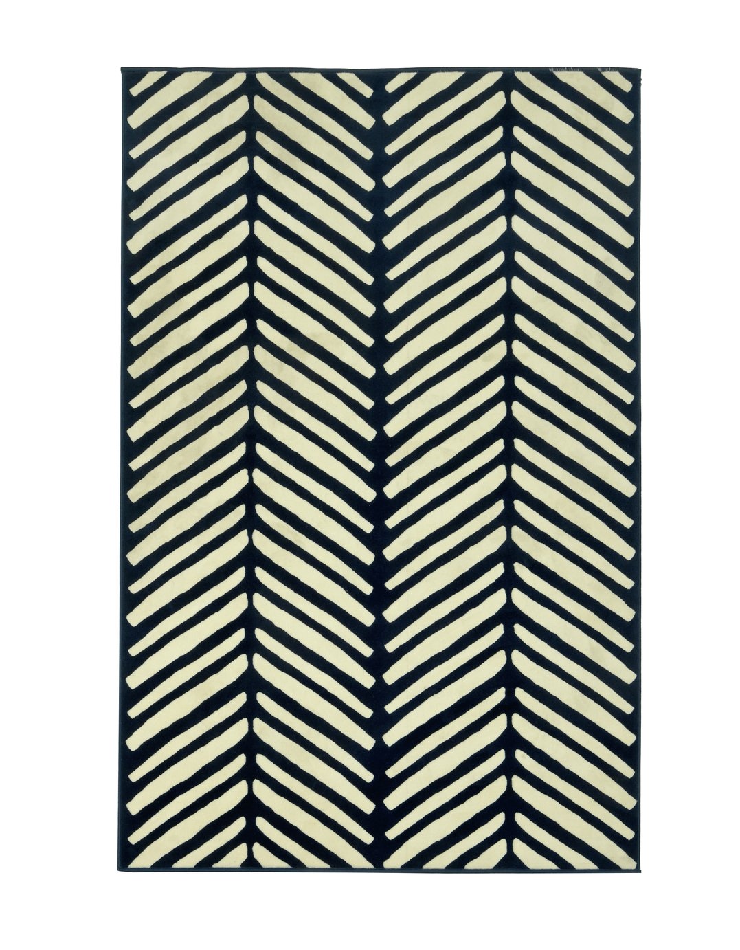 Argos Home Sticks Rug - 120x160cm - Navy