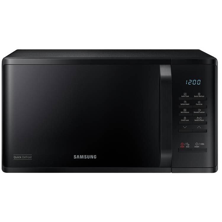 Samsung 800W 23L Standard Microwave MS23K3513AK - Black 0