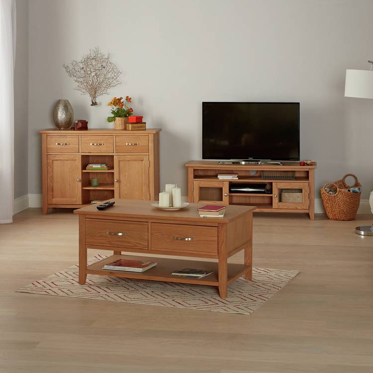 Argos Home Islington Oak Veneer Coffee Table 0