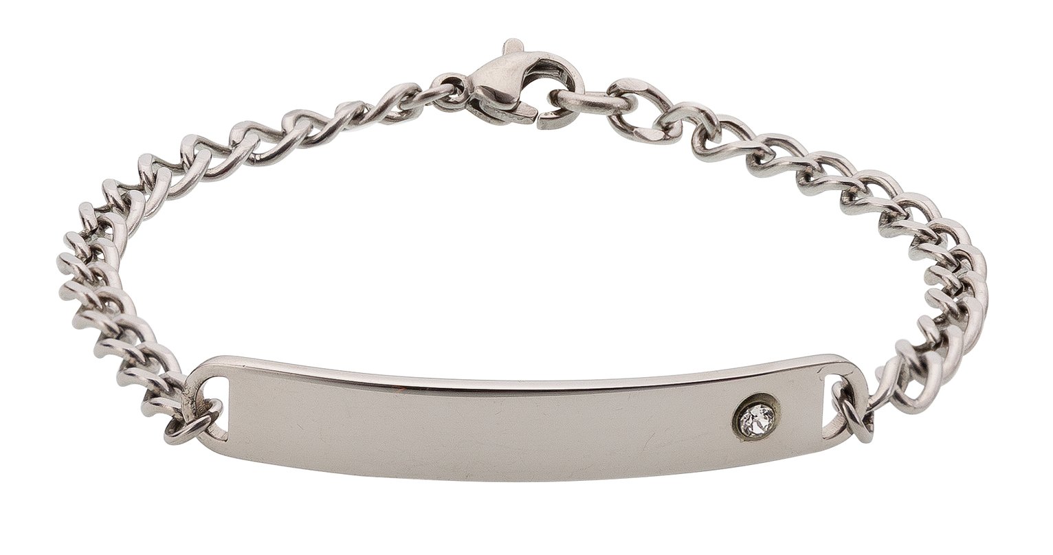 Revere Kid's Stainless Steel ID Bracelet