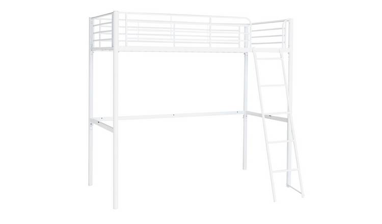 High sleeper bed deals white