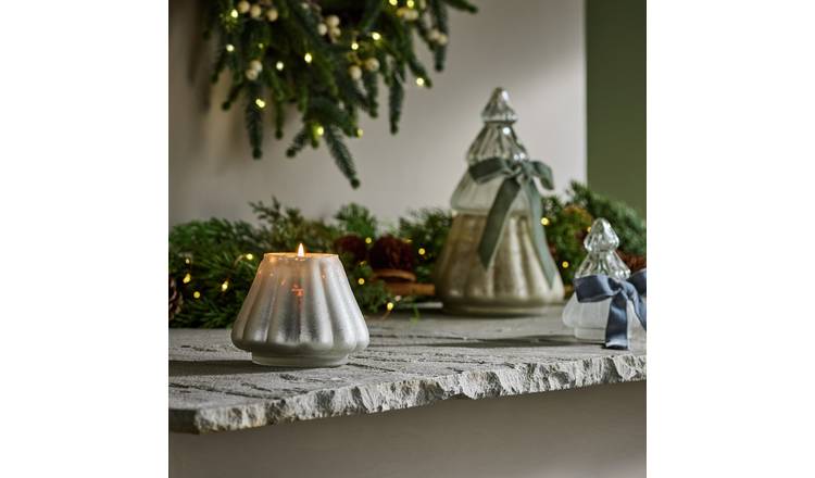 Habitat Tree Shaped Small Candle - Under the Mistletoe