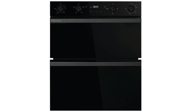 Hisense BUD714221ADBG Built Under Double Electric Oven-Black