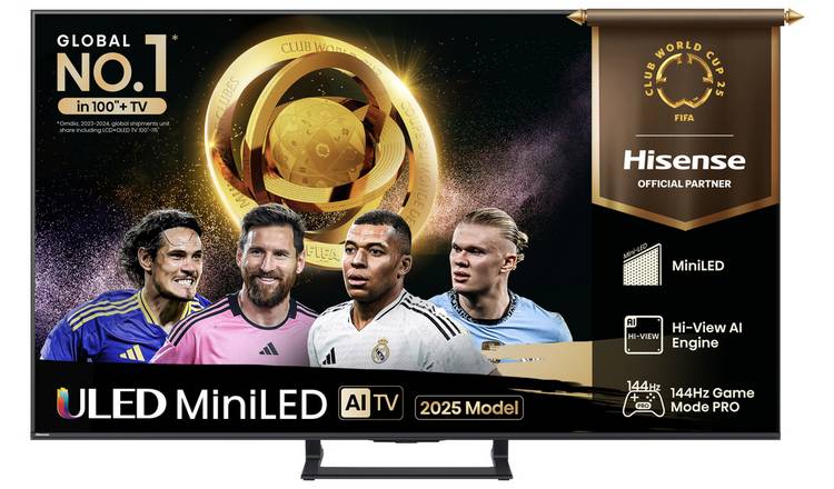 Hisense 65 In 65E8QTUK Smart 4K UHD HDR Mini LED Freely TV